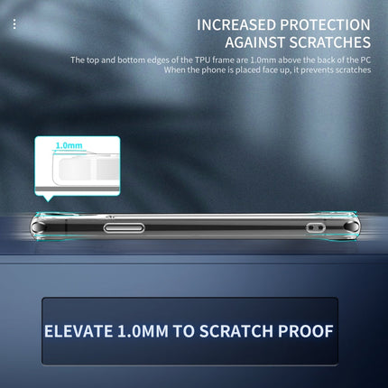 TPU + PC Transparent Shockproof Protective Case, For iPhone 11, For iPhone 11 Pro Max, For iPhone 12 Pro Max, For iPhone 12 Pro, For iPhone 12