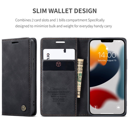 CaseMe-013 Multifunctional Retro Frosted Horizontal Flip Leather Case with Card Slot & Holder & Wallet, For iPhone 13 mini, For iPhone 13, For iPhone 13 Pro, For iPhone 13 Pro Max