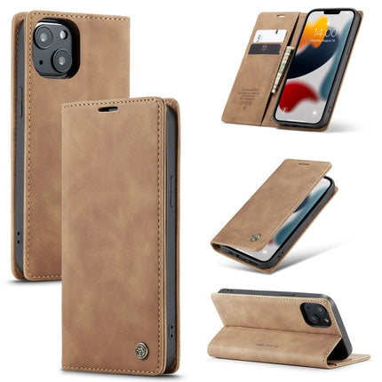 CaseMe-013 Multifunctional Retro Frosted Horizontal Flip Leather Case with Card Slot & Holder & Wallet, For iPhone 13 mini, For iPhone 13, For iPhone 13 Pro, For iPhone 13 Pro Max