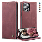 For iPhone 13 Pro / Wine Red