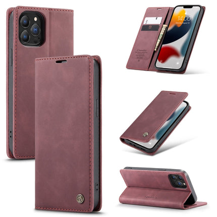 CaseMe-013 Multifunctional Retro Frosted Horizontal Flip Leather Case with Card Slot & Holder & Wallet, For iPhone 13 mini, For iPhone 13, For iPhone 13 Pro, For iPhone 13 Pro Max