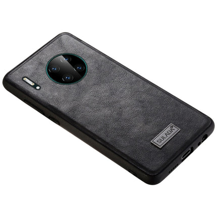 SULADA Shockproof TPU + Handmade Leather Protective Case, For Huawi Mate 30, For Huawi Mate 30 Pro, For Galaxy Note 10+