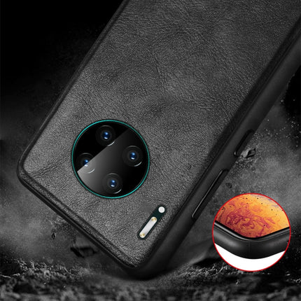 SULADA Shockproof TPU + Handmade Leather Protective Case, For Huawi Mate 30, For Huawi Mate 30 Pro, For Galaxy Note 10+
