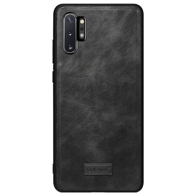 SULADA Shockproof TPU + Handmade Leather Protective Case, For Huawi Mate 30, For Huawi Mate 30 Pro, For Galaxy Note 10+