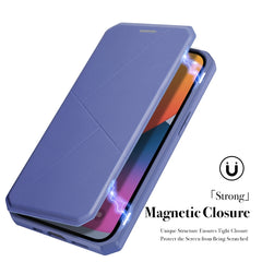 DUX DUCIS New Skin X Series PU + TPU Horizontal Flip Leather Case with Holder & Card Slots, For iPhone 13 Pro