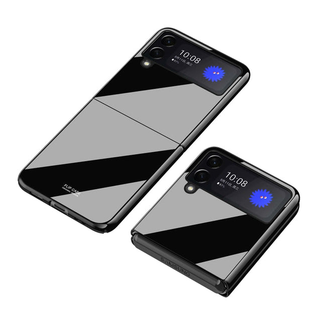 Shockproof Piano Paint Protective Case, For Samsung Galaxy Z Flip3 5G