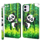 For iPhone 13 / Panda Climbing Bamboo