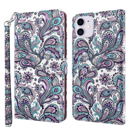3D Painting Pattern Horizontal Flip TPU + PU Leather Case with Holder & Card Slots & Wallet, For iPhone 13 Pro, For iPhone 13 Pro Max
