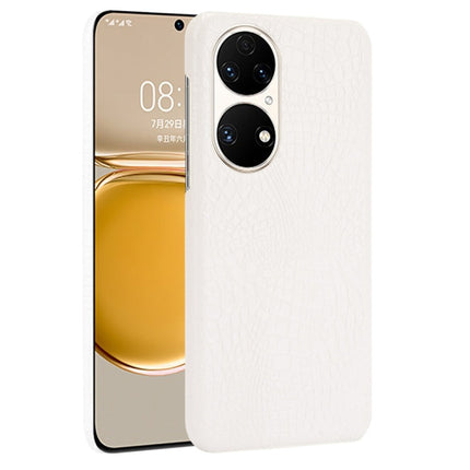 Shockproof Crocodile Texture PC + PU Case, For Huawei P50