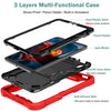 Silicone + PC Shockproof Protective Case with Holder, For iPad mini 2024 / mini 6