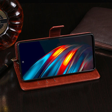 idewei Crazy Horse Texture Horizontal Flip Leather Case with Holder & Card Slots & Wallet, For Tecno Pova 2, For vivo iQOO 8 Pro, For ZTE Axon 11 5G