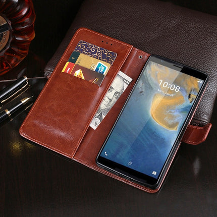 idewei Crazy Horse Texture Horizontal Flip Leather Case with Holder & Card Slots & Wallet, For ZTE Blade A31