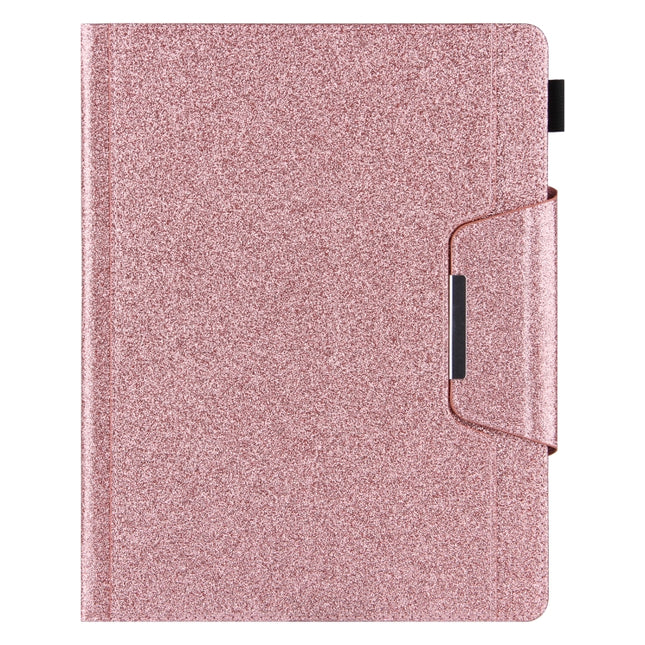 Glitter Powder Horizontal Flip Leather Case with Holder & Card Slot & Photo Frame & Wallet, For iPad Pro 12.9 2022 / 2021 / 2020 / 2018