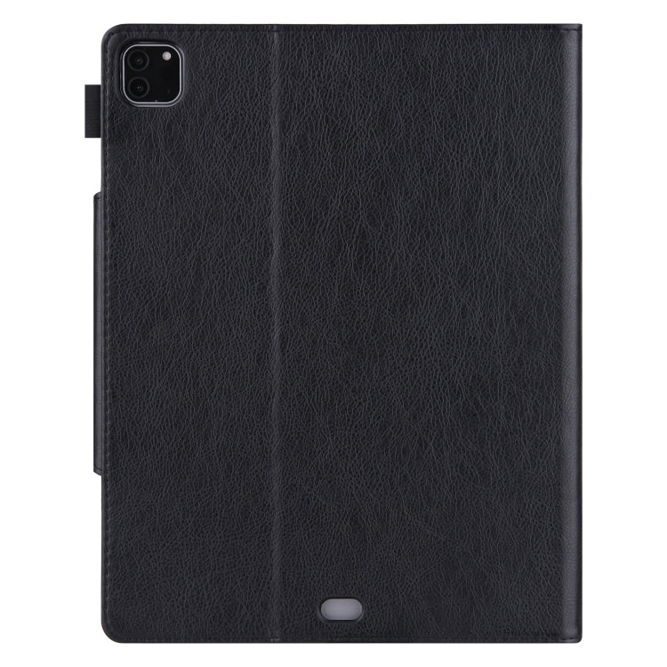 Solid Color Horizontal Flip Leather Case with Holder & Card Slot & Photo Frame & Wallet, For iPad Pro 12.9 2022 / 2021 / 2020 / 2018