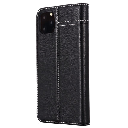 GEBEI Top-grain Leather Horizontal Flip Protective Case with Holder & Card Slots, For iPhone 11, For iPhone 11 Pro, For iPhone 11 Pro Max, For iPhone XS / X, For iPhone XR