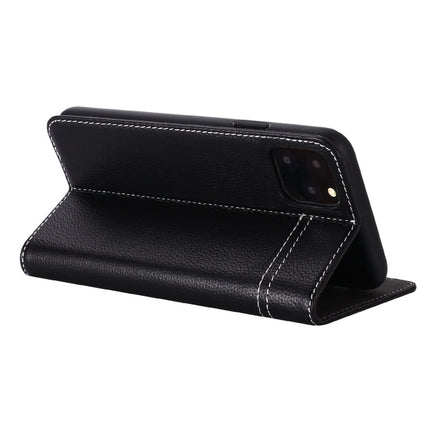 GEBEI Top-grain Leather Horizontal Flip Protective Case with Holder & Card Slots, For iPhone 11, For iPhone 11 Pro, For iPhone 11 Pro Max, For iPhone XS / X, For iPhone XR