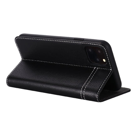 GEBEI Top-grain Leather Horizontal Flip Protective Case with Holder & Card Slots, For iPhone 11, For iPhone 11 Pro, For iPhone 11 Pro Max, For iPhone XS / X, For iPhone XR