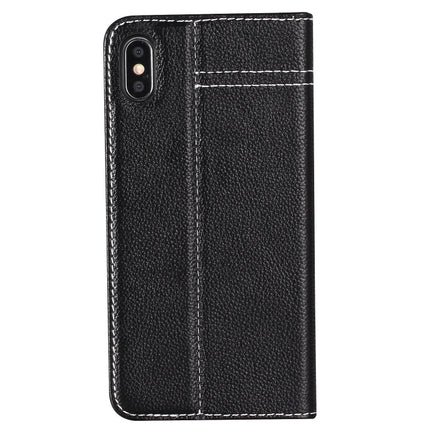 GEBEI Top-grain Leather Horizontal Flip Protective Case with Holder & Card Slots, For iPhone XS Max, For Galaxy Note 10, For Galaxy Note 10+