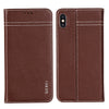 GEBEI Top-grain Leather Horizontal Flip Protective Case with Holder & Card Slots, For iPhone 11, For iPhone 11 Pro, For iPhone 11 Pro Max, For iPhone XS / X, For iPhone XR, For iPhone XS Max