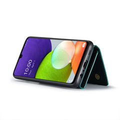 DG.MING M1 Series 3-Fold Multi Card Wallet + Magnetic Back Cover Shockproof Case with Holder Function, For Samsung Galaxy A03s 164mm, For Samsung Galaxy A22 4G, For OnePlus 9R