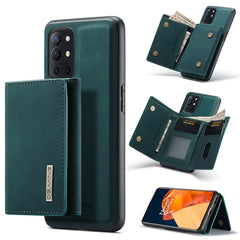 DG.MING M1 Series 3-Fold Multi Card Wallet + Magnetic Back Cover Shockproof Case with Holder Function, For Samsung Galaxy A03s 164mm, For Samsung Galaxy A22 4G, For OnePlus 9R