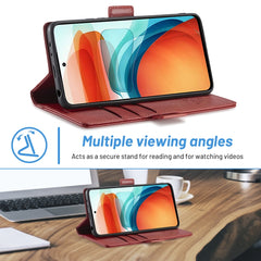 LC.IMEEKE Magnetic Buckle PU + TPU Horizontal Flip Leather Case with Holder & Card Slots & Wallet, For Xiaomi Redmi Note 10 Pro/Note 10 Pro Max