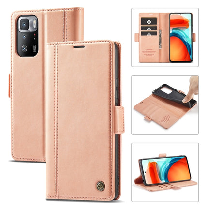 LC.IMEEKE Magnetic Buckle PU + TPU Horizontal Flip Leather Case with Holder & Card Slots & Wallet, For Xiaomi Redmi Note 10 Pro/Note 10 Pro Max