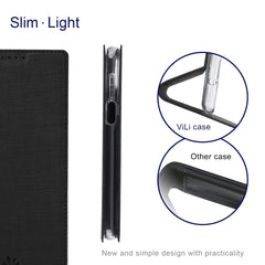 ViLi DMX Series Shockproof TPU + PU Leather Magnetic Attraction Horizontal Flip Case with Card Slot & Holder, For OnePlus Nord N200 5G, For Xiaomi Mi 11 Lite, For OPPO Reno5 A, For Sony Xperia 10 III