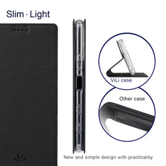 ViLi DMX Series Shockproof TPU + PU Leather Magnetic Attraction Horizontal Flip Case with Card Slot & Holder, For Sony Xperia Ace II, For Sony Xperia 1 III, For Sony Xperia 5 III, For Sharp Aquos R6