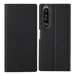 ViLi DMX Series Shockproof TPU + PU Leather Magnetic Attraction Horizontal Flip Case with Card Slot & Holder, For Sony Xperia Ace II, For Sony Xperia 1 III, For Sony Xperia 5 III, For Sharp Aquos R6