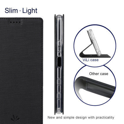 ViLi DMX Series Shockproof TPU + PU Leather Magnetic Attraction Horizontal Flip Case with Card Slot & Holder, For Sony Xperia 5 III, For Sharp Aquos R6