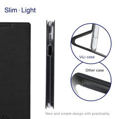 ViLi DMX Series Shockproof TPU + PU Leather Magnetic Attraction Horizontal Flip Case with Card Slot & Holder, For Xiaomi Mi 11 Lite, For OnePlus Nord N200 5G, For OPPO Reno5 A, For Sony Xperia 10 III