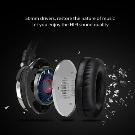 OneOdio Pro-10 Head-mounted Noise Reduction Wired Headphone with Microphone, Black Red, Grey Blue, Blue, Rose Gold