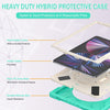 Rotatable Holder Silicone Hybrid PC Tablet Case with Shoulder Strap, For iPad Pro 12.9 2022 / 2021