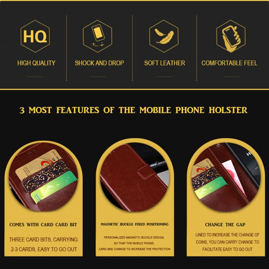 idewei Crazy Horse Texture Horizontal Flip Leather Case with Holder & Card Slots & Wallet, For Samsung Galaxy A52s 5G, For Samsung Galaxy M32 5G, For Google Pixel 5a 5G