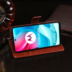 idewei Crazy Horse Texture Horizontal Flip Leather Case with Holder & Card Slots & Wallet, For Motorola Moto G60S, For OPPO A16s, For Ulefone Armor 11 5G
