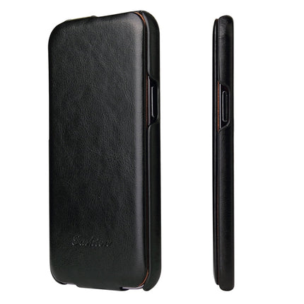 Fierre Shann Retro Oil Wax Texture Vertical Flip PU Leather Case, For iPhone 13 Pro Max, For iPhone 13 Pro, For iPhone 13, For iPhone 13 mini