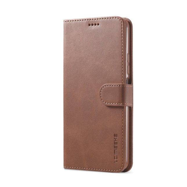 LC.IMEEKE Calf Texture Horizontal Flip Leather Case with Holder & Card Slots & Wallet