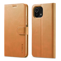 LC.IMEEKE Calf Texture Horizontal Flip Leather Case with Holder & Card Slots & Wallet, For Xiaomi Mi 11