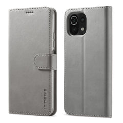 LC.IMEEKE Calf Texture Horizontal Flip Leather Case with Holder & Card Slots & Wallet, For Xiaomi Mi 11