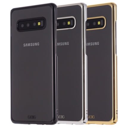 GEBEI Shockproof  Plating PC Protective Case, For Galaxy S10e, For Galaxy S10, For Galaxy S10+
