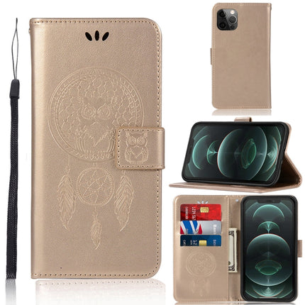 Wind Chime Owl Embossing Pattern Horizontal Flip Leather Case with Holder & Card Slots & Wallet, For iPhone 13 Pro Max, For iPhone 13 Pro, For iPhone 13