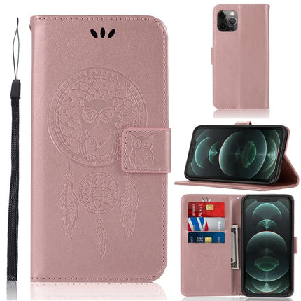 Wind Chime Owl Embossing Pattern Horizontal Flip Leather Case with Holder & Card Slots & Wallet, For iPhone 13 Pro Max, For iPhone 13 Pro, For iPhone 13