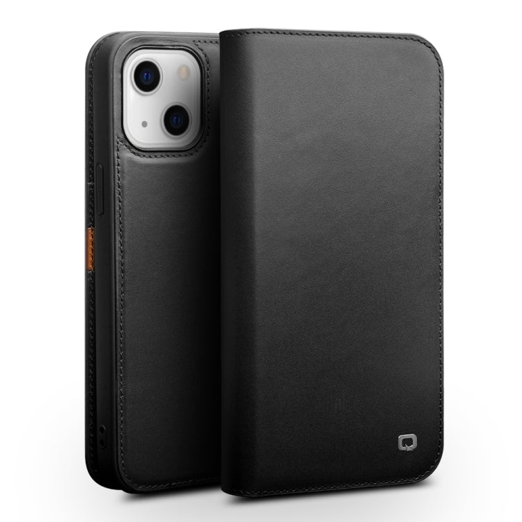 QIALINO Business Horizontal Flip Leather Case with Holder & Card Slots & Wallet, For iPhone 13 Pro Max, For iPhone 13, For iPhone 13 mini, For iPhone 13 Pro