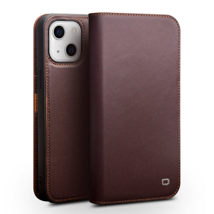 QIALINO Business Horizontal Flip Leather Case with Holder & Card Slots & Wallet, For iPhone 13 Pro, For iPhone 13 Pro Max, For iPhone 13, For iPhone 13 mini