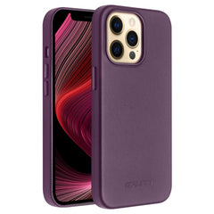 QIALINO Nappa Cowhide MagSafe Magnetic Protective Case, For iPhone 13, For iPhone 13 Pro, For iPhone 13 Pro Max, For iPhone 13 mini