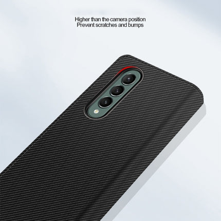 Split Type Horizontal Flip Foldable Leather Case with Holder & Card Slots & Wallet, For Samsung Galaxy Z Fold3 5G