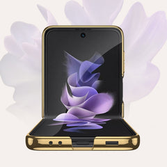 GKK Electroplating Painted Glass Case, For Samsung Galaxy Z Flip3 5G