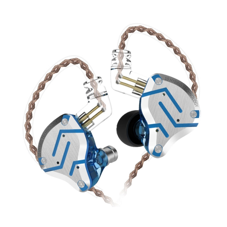 KZ ZS10 Pro 10-unit Ring Iron Gaming In-ear Wired Earphone,, ZS10 Pro Standard Version(Purple), ZS10 Pro Mic Version(Black), ZS10 Pro Standard Version(Diamond Blue), ZS10 Pro Mic Version(Blue), ZS10 Pro Mic Version(Streamer Blue)