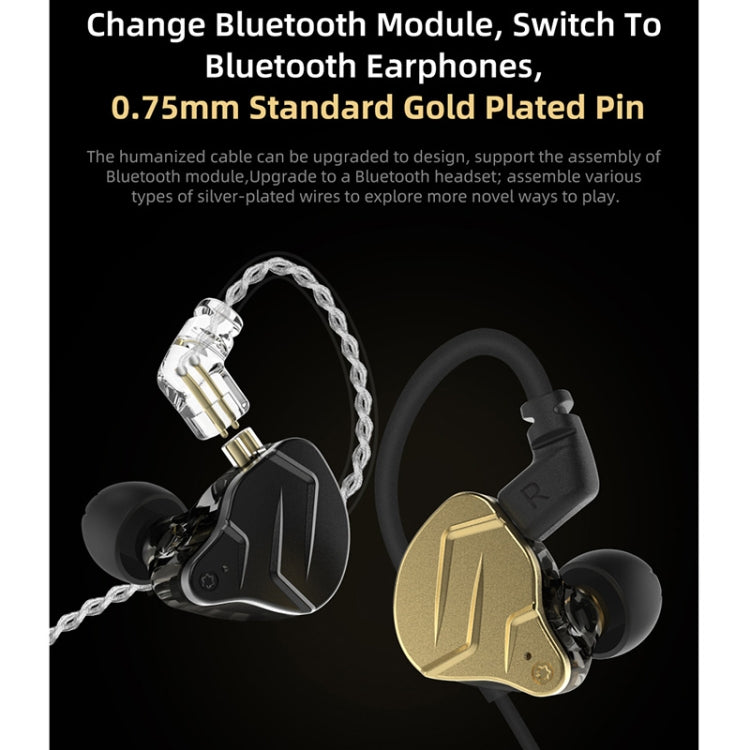 KZ ZSN Pro X Ring Iron Hybrid Drive Metal In-ear Wired Earphone,, ZSN Pro X Standard Version(Black), ZSN Pro X Standard Version(Gold), ZSN Pro X Mic Version(Black), ZSN Pro X Mic Version(Gold)